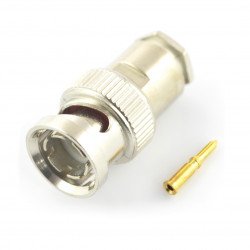 BNC zástrčka kroucená RG6 - 75Ω