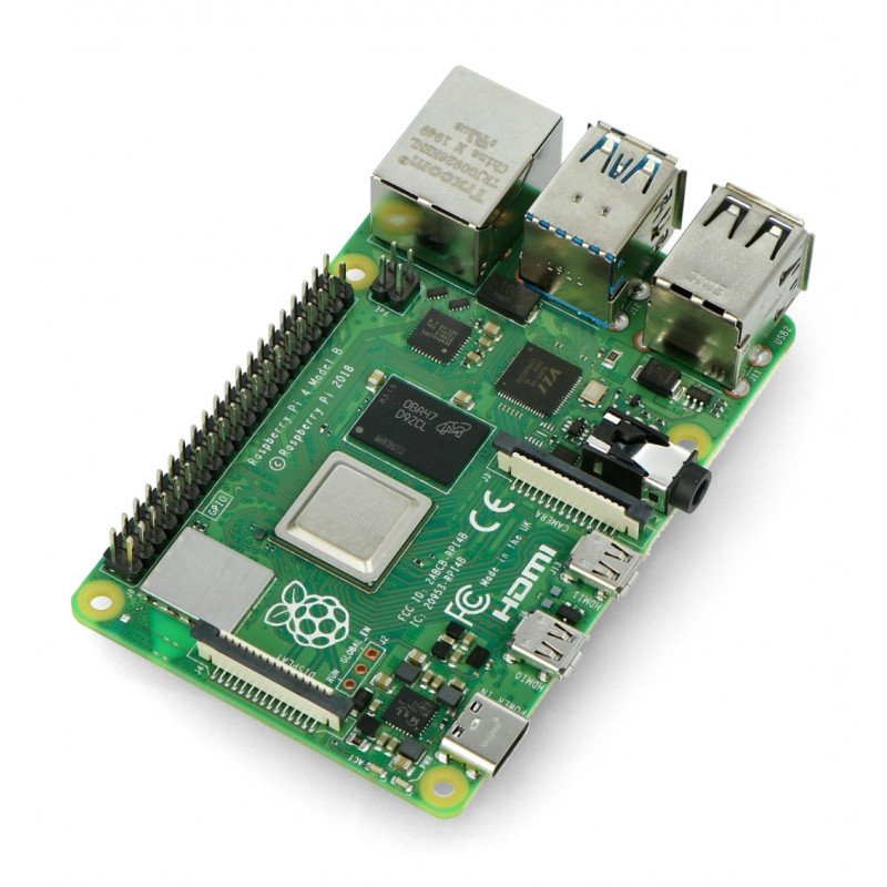 Raspberry Pi 4 model B WiFi DualBand Bluetooth 8 GB RAM 1,5 GHz
