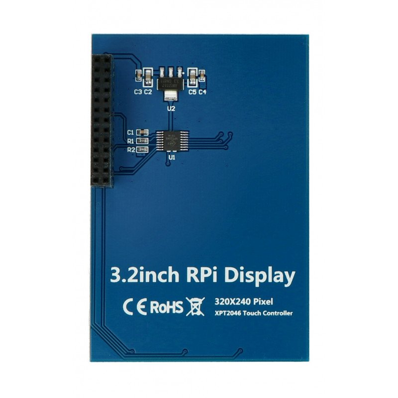 Modul 3,2 '' TFT LCD dotykového displeje 320x240 pro Raspberry Pi A, B, A +, B +, 2B, 3B, 3B +