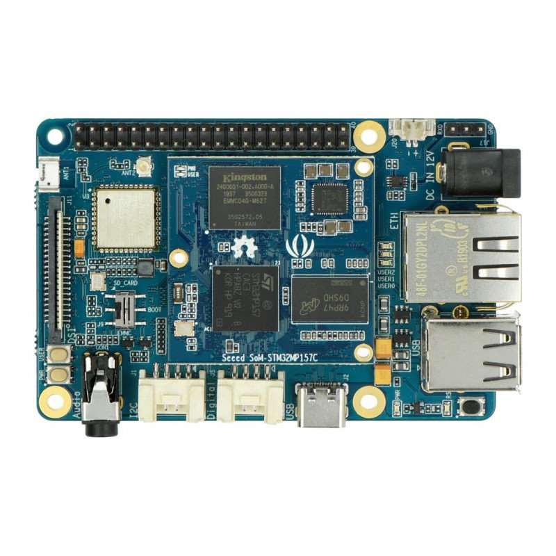 ODYSSEY - STM32MP157C s SoM - kompatibilní s 40kolíkovým konektorem Raspberry Pi - Seeedstudio 102110319