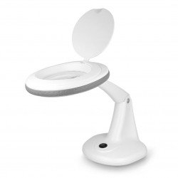 Stolní lampa na podstavci s 5D zvětšovacím sklem a LED podsvícením 48 SMD NAR0460