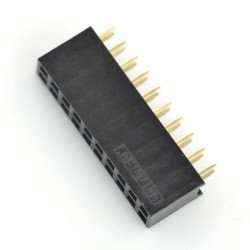Zásuvka 2x10, rozteč 2,54 mm
