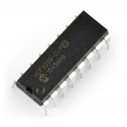 A / C převodník MCP3208-CI / P 12bitový 8kanálový SPI - DIP