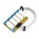 Reléová deska 16A x 5 pro řadič GSM / LAN - 12V Reléová deska 16A x 5 pro řadič GSM / LAN - 12V