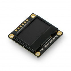 OLED displej, monochromatický grafický 0,96 '' 128x64px I2C / SPI - DFRobot DFR0650