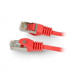 Lanberg Ethernet Patchcord FTP 5e 50m - červený