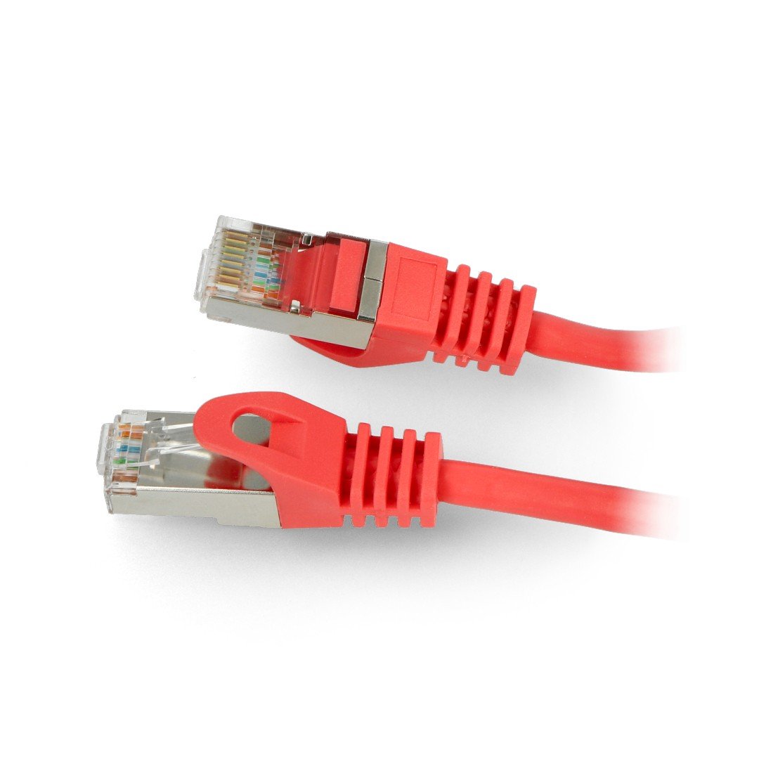 Lanberg Ethernet Patchcord FTP 5e 50m - červený