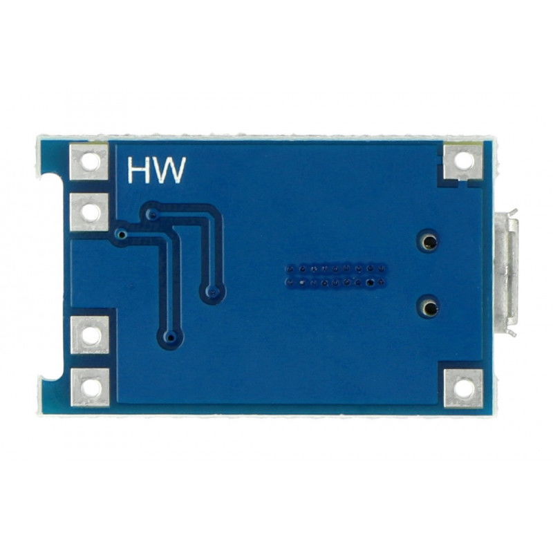 Nabíječka Li-Pol TP4056 pro jeden článek 1S 3,7V microUSB s ochranou