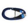 Kabel EXtreme Spider USB A - USB C - 1,5 m - modrý - zdjęcie 2