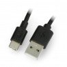 Goobay USB A 2.0 - USB C černý kabel - 1m - zdjęcie 1