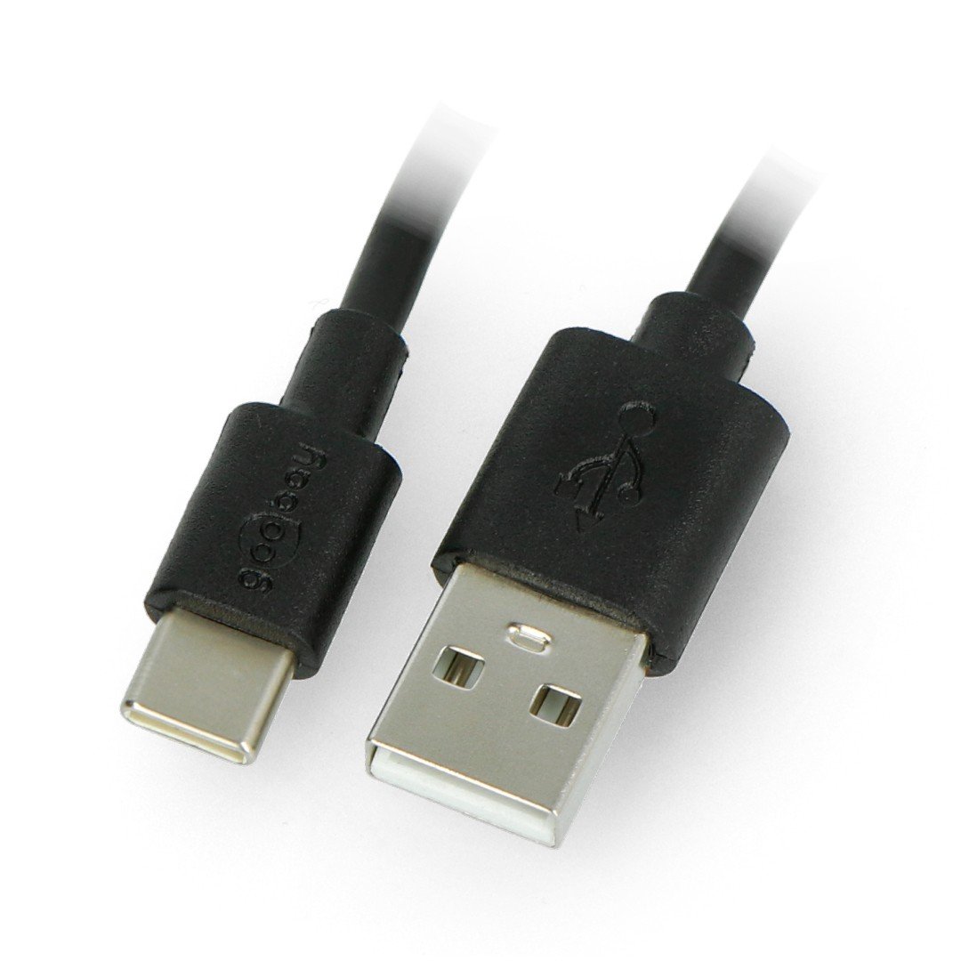 Goobay USB A 2.0 - USB C černý kabel - 2 m