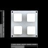Panel klávesnice 2x2 - kompatibilní s LED diodami - SparkFun - zdjęcie 4