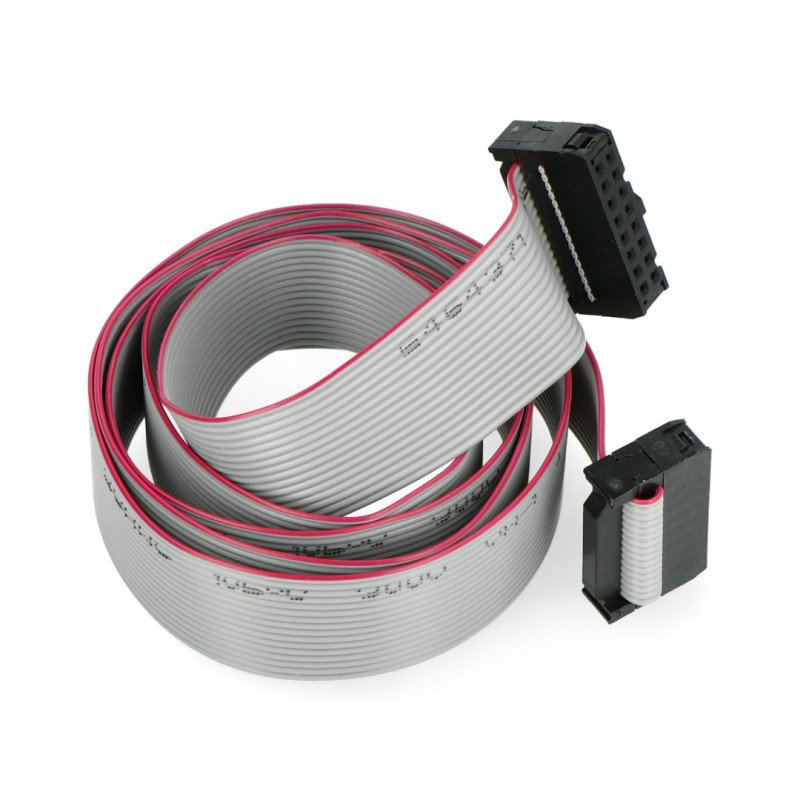 IDC 16kolíkový kabel samice - samice - 80 cm