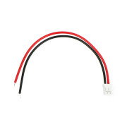 JST přímá 2kolíková zástrčka, rozteč 2,0 mm s drátem