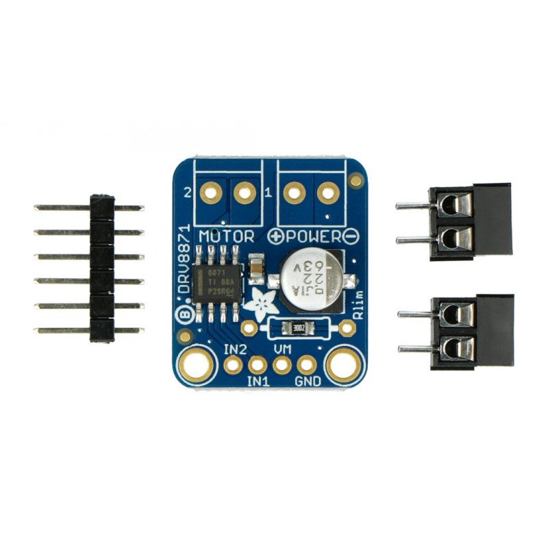 DRV8871 - jednokanálový budič motoru 45 V / 3,6 A - Adafruit