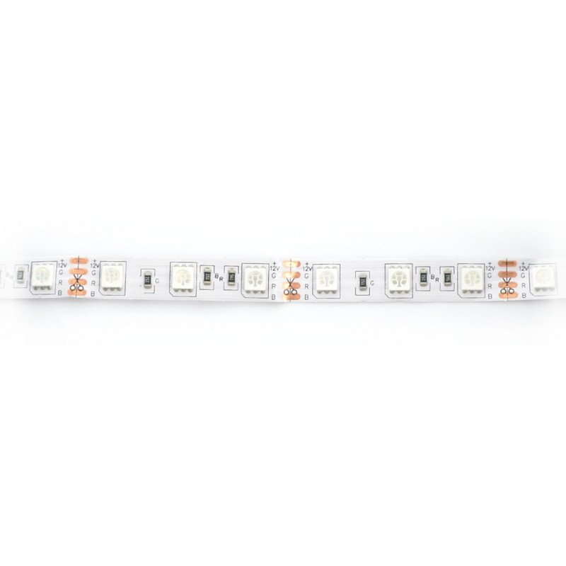 LED pásek SMD5050 IP44 14,4W, 60 LED / m, 10mm, RGB - 5m