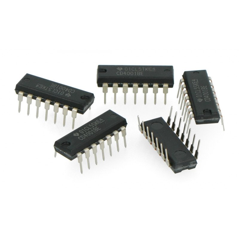 Logický obvod CD4001BE 4xNOR - 5ks.