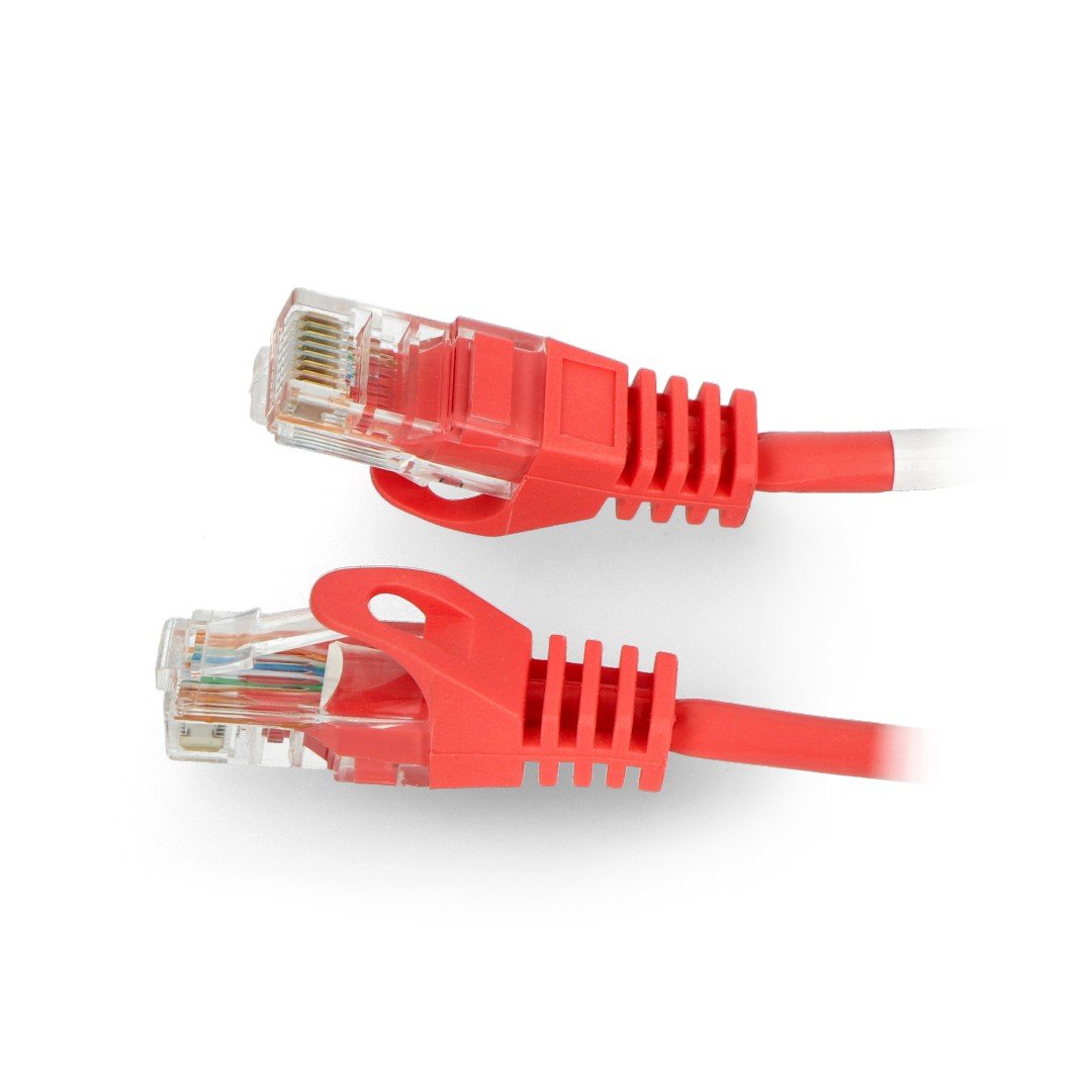 Lanberg Ethernet Patchcord UTP 5e 30m - červený