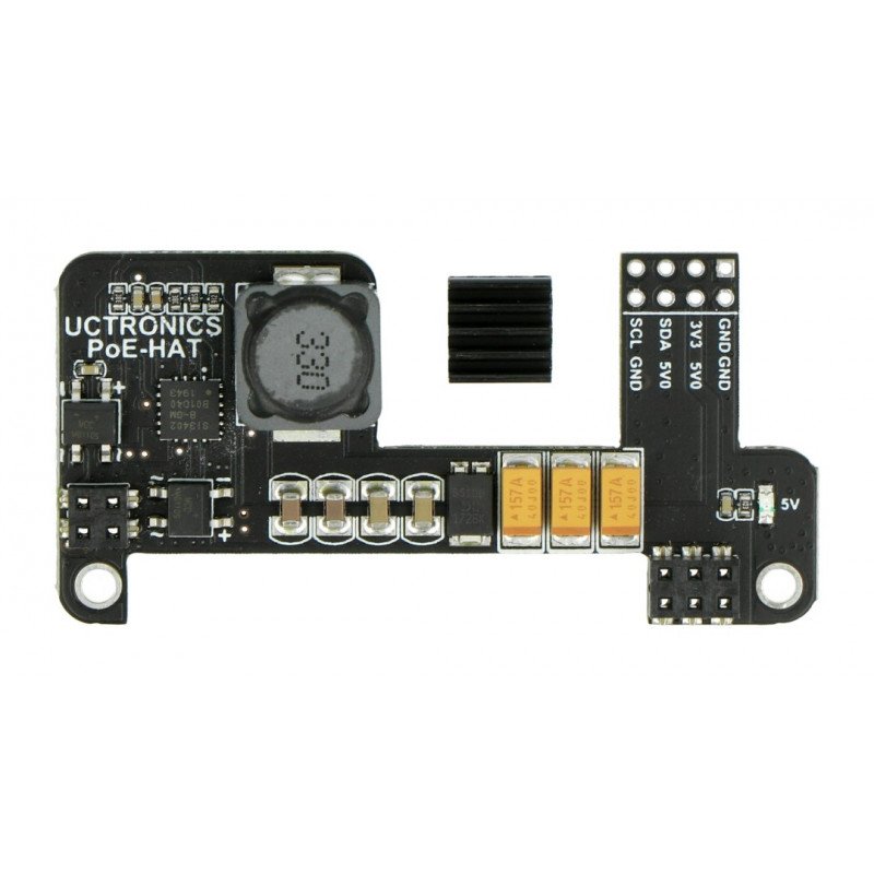 Mini PoE Hat - PoE napájecí modul pro Raspberry Pi 4B / 3B + / 3B - UCTRONICS: U6109