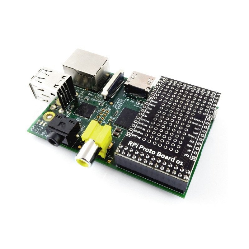 Deska prototypu THT - Raspberry Pi