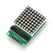 LED matice 8x8 + ovladač MAX7219 - malý 32x32mm