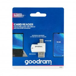 Čtečka karet microSD s USB a microUSB OTG vstupem - GoodRam