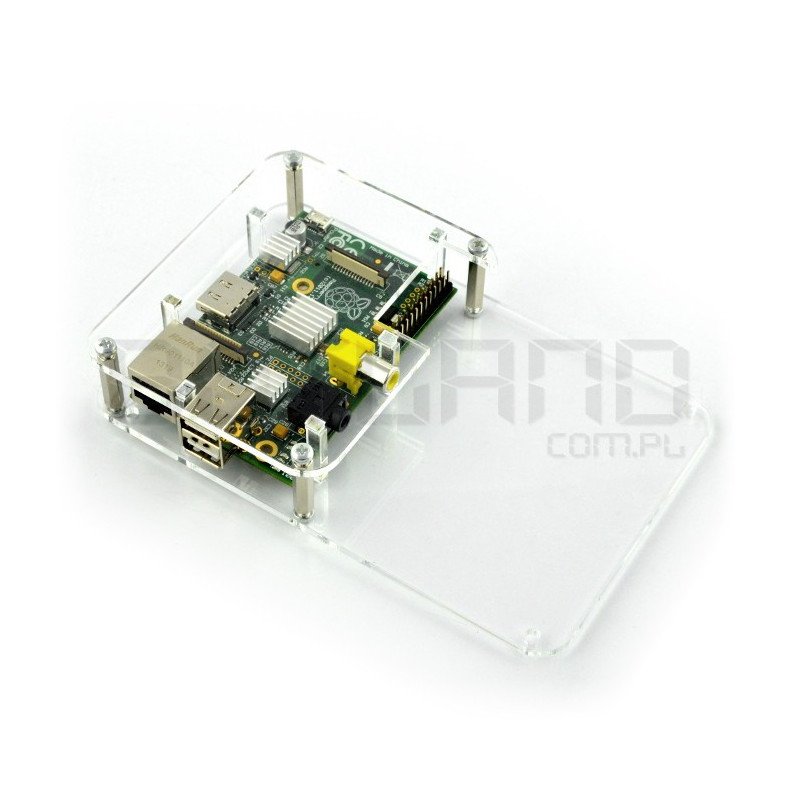 Pouzdro Raspberry Pi Model B s prostorem pro prkénko na prkénko