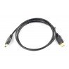 Kabel HDMI Blow, třída 1,4 - černý - dlouhý 1 m - zdjęcie 2