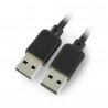 Vysokorychlostní kabel USB 2.0 1,8 m, černý - zdjęcie 1