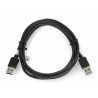 Vysokorychlostní kabel USB 2.0 1,8 m, černý - zdjęcie 2