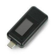 USB tester Keweisi KWS-1802C měřič proudu a napětí z USB C portu - černý
