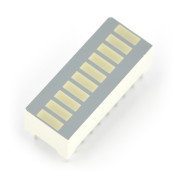 LED displej pravítka DC-10GWA - 10 segmentů - zelený