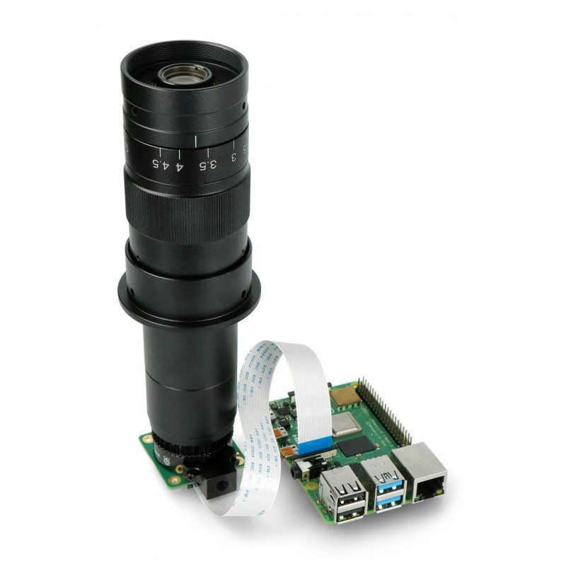 Objektiv mikroskopu s montáží 300X C - pro kameru Raspberry Pi - Seeedstudio 114992279
