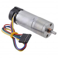 Motor s převodovkou 25Dx63L LP 9,7: 1 6V 590RPM + kodér CPR 48 - Pololu 4822