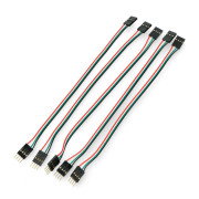 Plochý kabel žena-samec 4pin - 20cm