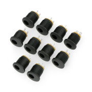 DC jack φ5,5 x 2,1 mm pro pouzdro - 12 mm