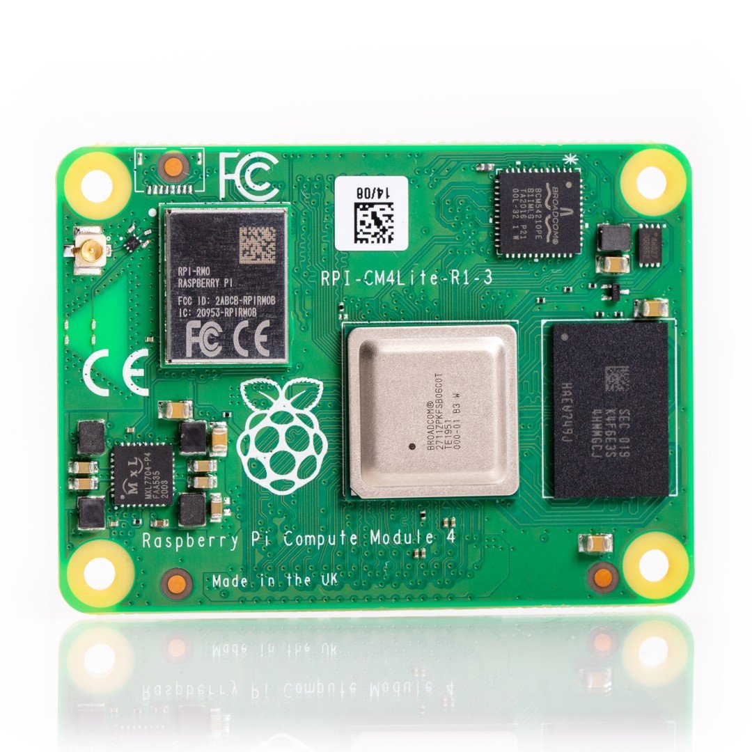 Výpočetní modul Raspberry Pi CM4 Lite 4 - 1 GB RAM + WiFi