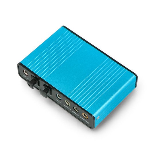 7.1kanálová USB externí hudební zvuková karta - Raspberry