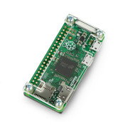 Pouzdro Raspberry Pi Zero - Fluo Open - černé a průhledné