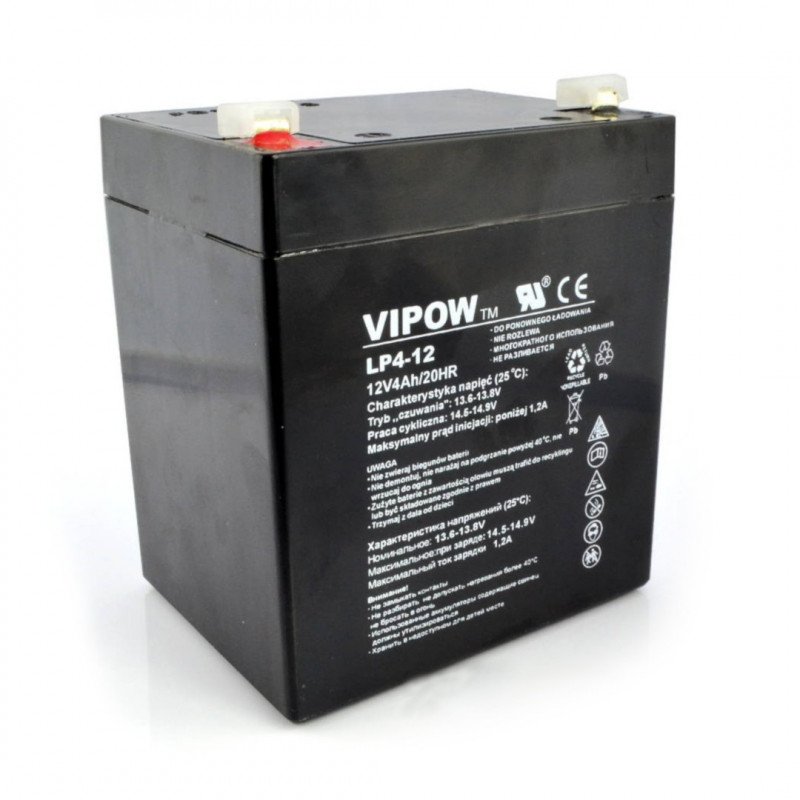 Gelová baterie 12V 4Ah Vipow