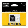 Goodram 3v1 - 16 GB 15 MB / s microSD paměťová karta, třída 4 + - zdjęcie 1