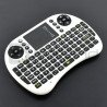 Bezdrátová klávesnice + touchpad Mini Key - bílá - zdjęcie 2