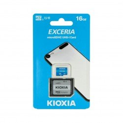 Paměťová karta Kioxia Exceria microSD 16 GB 100 MB / s M203 UHS-I U1 Class 10 s adaptérem