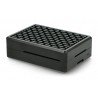 Pouzdro pro Raspberry Pi 4B s chladicími bloky - hliník - černé - zdjęcie 5