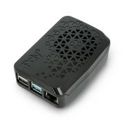 Pouzdro pro Raspberry Pi 4B - Argon Poly + Vented - černé