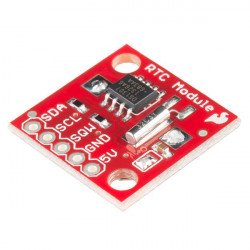 RTC DS1307 I2C - hodiny reálného času + baterie - SparkFun BOB-12708