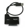 Adaptér USB A 3.0 - SATA Delock - černý + napájecí zdroj - zdjęcie 2