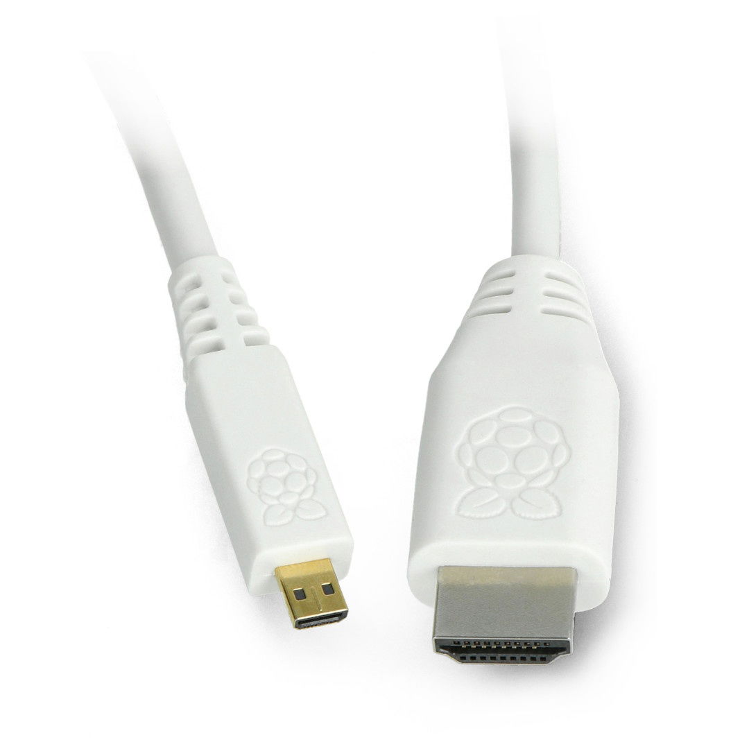 MicroHDMI - kabel HDMI T7689AX - originální pro Raspberry Pi 4 - 1 m