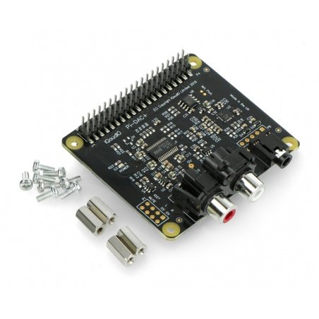 IQaudIO DAC + - zvuková karta pro Raspberry Pi 4B / 3B + / 3B IQaudIO DAC + - zvuková karta pro Raspberry Pi 4B / 3B + / 3B