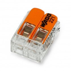 2 pin 4mm 32A / 450V samosvorná elektrická kostka